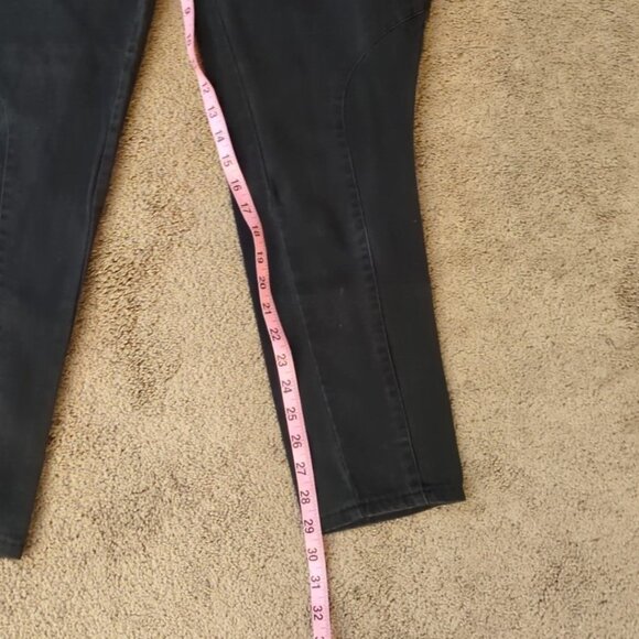 Vintage Philippe Adec Steampunk French Denim Size 38 Missing Button 26" Waist - Picture 2 of 7